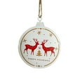thumbnail image 2 of Danish Hand Painted Christmas Tree Ornament Border Festive Miniature Drum Hanging Holiday Atmosphere Hangs Easy To Use, 2 of 5
