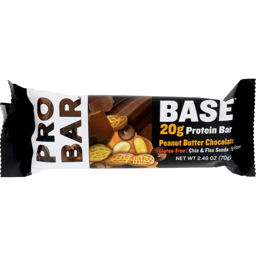 ProBar Base 20g Protein Bar, Peanut Butter Chocolate, 2.46 Oz Walmart