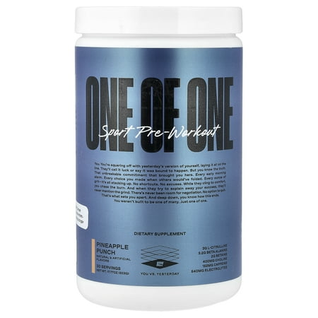 ONE OF ONE Sport Pre-Workout, Pineapple Punch , 17.77 oz (503 g)