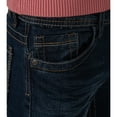 thumbnail image 5 of CULTURA AZURE  Boy's Saddle Stitch Stretch Jeans, Med Blue, 10, 5 of 6