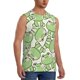 thumbnail image 2 of Balery Cute Frog Camisetas sin mangas para hombre, absorbe la humedad y protege contra el mal olor.-Large, 2 of 7