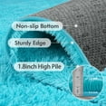 thumbnail image 6 of Area Rugs for Living Room, 6x9 Feet Soft Fluffy Shagg Plush Rug High Pile Large Indoor Modern Non-Slip Floor Carpet for Bedroom Nursery Girls Kids Home Room Dorm Decor Aesthetic Blue, 6 of 15