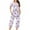 09Multicolor Pyjamas pour les Femmes Ensemble, variante sur yoeyez Ensembles de Pyjama pour Femmes 2 Pcs d'Été à Imprimé Floral Vêtements de Nuit Pyjamas pour Dames Col Henley Haut Plissé à Manches Courtes et Pantalon Capri avec Poches Multicolore,G