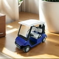 thumbnail image 4 of Alloy Mini Golf Cart Model with Clubs Decorative Accent For Adults Kids Room, 4 of 21