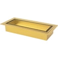 thumbnail image 2 of Zion Flush Mount Floor Register 4" x 10" Gold, 2 of 4
