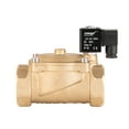 thumbnail image 2 of UNOX 1 1/2" NPT Steam Solenoid Valve 24V DC, High Temperature -10°C/+180°C Brass Control Valve Normally Open – 0.5–16 Bars Multi-Purpose Reliable Solution Solenoid Valves, 2 of 4
