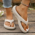 thumbnail image 3 of Stylago Women and Men Flip Flops Orthopedic Summer Non Slip Slippers Outdoor Walking Slide Sandals Arch Support Shower Shoes Grey Size 7.5, 3 of 7