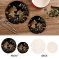 thumbnail image 4 of Leopard Cheetah Leaves Wood Trivet Mats Pot Holders Cotton Woven Non-Slip Heat Resistant for Hot Pots Pans Pats for Cooking Baking Set of 2, 4 of 7