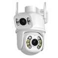thumbnail image 1 of "Cámara De Seguridad Wifi Exterior 4k 8mp Con Tarjeta De 128g blanca ", 1 of 5