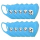 thumbnail image 1 of 10 protectores bucales de esponja para exteriores para niños con válvula (azul), 1 of 11