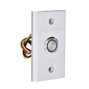 Uxcell Door Release Push Button Switch Access Control DC 12V 3A LED Indicator Stainless Steel 86mmx50mm Panel