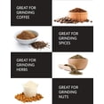 thumbnail image 3 of EUROSTAR EG201R 3oz Electric Coffee Grinder with Stainless Steel Blades, Red, 3 of 4