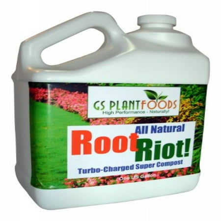 Organic Natural Deep Root Starter Growth Feeder Supplement Fertilizer for Fast Plant Growth - Root Ruckus! Turbo Charged Liquid Compost - 1 Gallon of