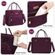 thumbnail image 3 of MIYCOO Bolsa de Almuerzo Fiambrera para Mujer - Bolsa térmica para Almuerzo con Aislamiento a Prueba de Fugas para Mujer - Bolsas Grandes para Almuerzo para Adultos, Púrpura, 3 of 5