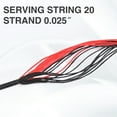thumbnail image 3 of 17.52" Crossbow Strings Bowstring Replacement Fit for Most Pistol Crossbows Red, 3 of 3