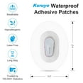 Kuruyo 40Pack Adhesive Patches for G6 Sensor Covers Waterproof