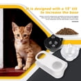 thumbnail image 3 of Bol pour Animaux de Compagnie Antidérapant Incliné à 15° Récipient d'Eau Potable avec Support Surélevé Protection de la Colonne Vertébrale Alimentation Ménager Petits Animaux 2 Bols Type 6, 3 of 9