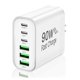 thumbnail image 1 of Bloque de carga RUMIXI, 90 W, GaN, USB C, 6 puertos para iPhone/Samsung, 1 of 7