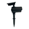 thumbnail image 3 of Mainstays Solar Powered Black LED Landscape Spot Light, 60 Lumens, 3 of 8
