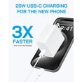 thumbnail image 2 of Cargador AISNI 20W USB C de carga rápida para iPhone 16/15, 2 of 7