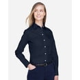 thumbnail image 2 of Devon & Jones D620W Women's Crown Collection Broadcloth Woven Dress Shirt-Navy-3XL, 2 of 5