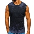 thumbnail image 2 of outfmvch tank top for men spring summer casual beach printed sleeveless tank womens tops black, 2 of 8