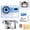Blue, variant on 1080P Kids Instant Print Digital Camera Vlogging Camcorder for Family Portraits Daily Adventures Outdoor Travel Gift