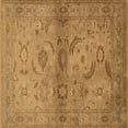 thumbnail image 1 of Ahgly Company Indoor Square Oriental Brown Industrial Area Rugs, 8' Square, 1 of 4