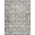 thumbnail image 2 of 8x10 Water Resistant, Large Indoor Outdoor Rugs for Patios, Front Door Entry, Entryway, Deck, Porch, Balcony | Outside Area Rug for Patio | Cream, Moroccan | Size: 7'11'' x 10'3'', 2 of 10