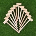 thumbnail image 2 of 12 Pieces Mini Wooden Hammer Mallets, Mallets Hammers for Chocolate Breakable Heart ( Style 1 ), 2 of 8