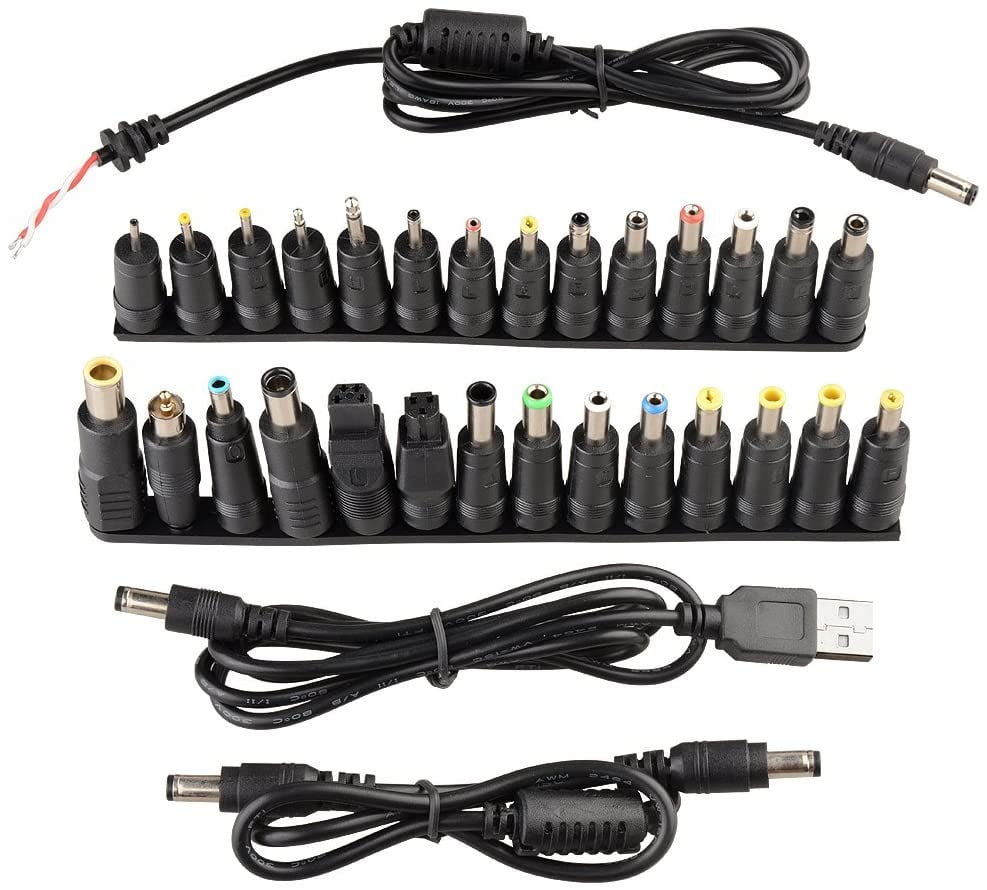 DC Power Adapter Cable 5.5x2.5mm Male 90° to 5.0x3.0mm Male For Camcorder Camera 