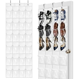Simple Houseware Shoe Storage Clear 24 Pockets Over The Door