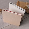 thumbnail image 4 of 16 Inch Linen DIY Photo Album Birthday 20 Pieces Self-adhesive Wedding Cloth Cover Simple Style Film Albums Scrapbooking Memory Book Large Capacity Beige, 4 of 9