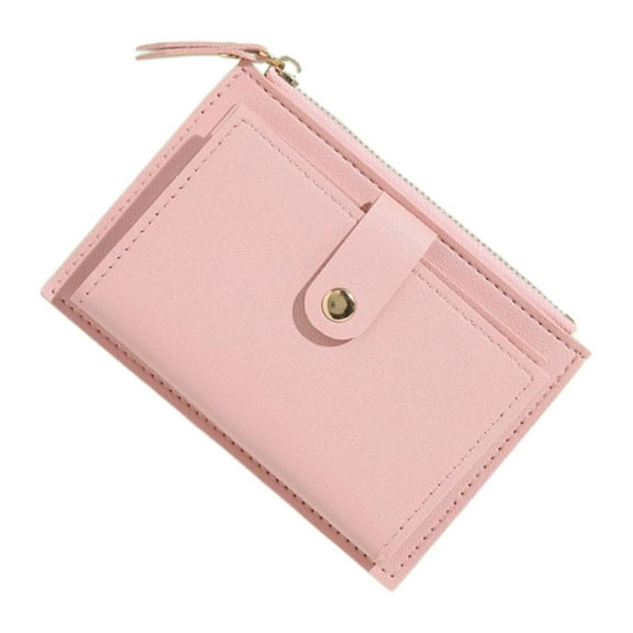 fenteer Small Wallet Change Pouch Fashionable Card Holder for Dating Shopping Ladies Pink