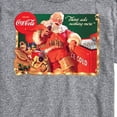 thumbnail image 3 of Coca-Cola - Vintage Santa With Coca Cola Ice Cooler - Men's Short Sleeve Graphic T-Shirt, 3 of 5