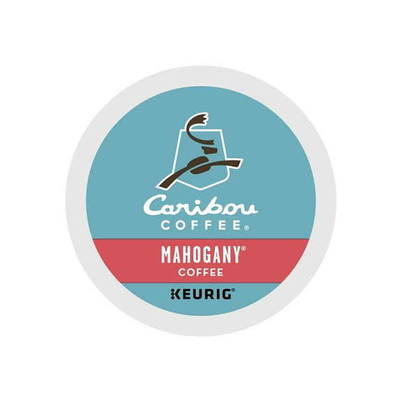 Caribou Coffee Mahogany - Coffee pod - 24 pcs. x 0 oz - arabica - pack of 4