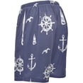 thumbnail image 5 of GZHJMY Anchor Pajama Pants Short for Men, Lounge Pants Lightweight Men Pajama Bottoms with Drawstring Pockets, Christmas New Year Birthday Gifts, XX-Large, 5 of 7