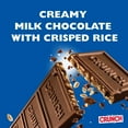 thumbnail image 5 of Crunch Snack Size Chocolate Bar - Creamy Milk Chocolate and Crisped Rice - Individually wrapped Snack Size Crunch Candy bars  Bulk Pack 4 Pound, 5 of 7