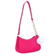 thumbnail image 3 of Bolso de mujer moderno e informal con bola de pelo, bandolera retro fresca, elegante, de moda, estilo occidental, pequeño bolso cuadrado, 3 of 6
