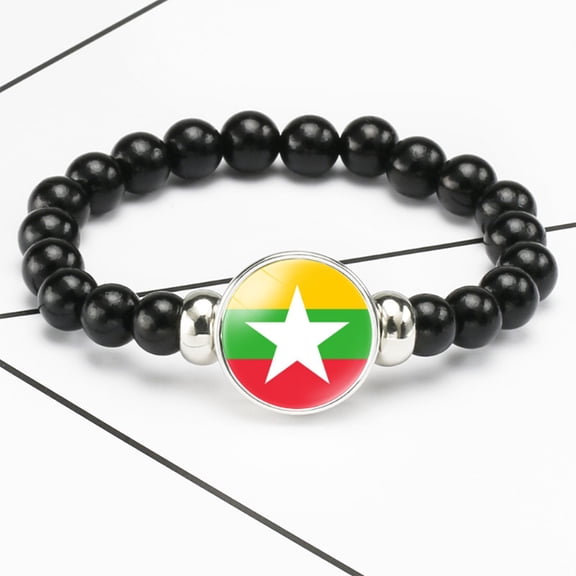 Uijokdef Acrecean Beaded Bracelet, Acrylic, Asian Countries