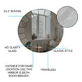 thumbnail image 7 of 31.5x31.5 Round Frameless Decorative Wall Mirror, 7 of 7