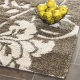 thumbnail image 2 of Safavieh Florida Shag Collection SG458-2879 Dark Brown and Smoke Area Rug (6' x 9'), 2 of 4