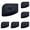 Black*5, variant on RUIKI 5Pcs Black Plastic Pan Scraper, Food Scraper Tool for Cast Iron, Pot and Pan Cleaning, Pan Scraper Tool for Cleaning Grease Burnt Food, Scraper Tool Kitchen