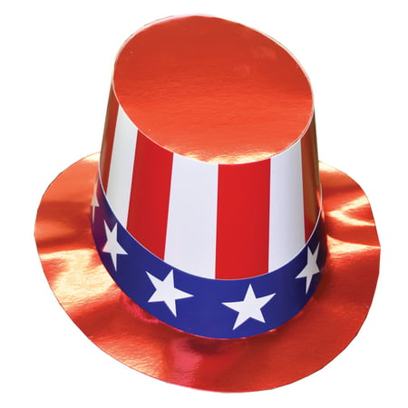 Cardboard Uncle Sam Hat Adult Halloween Accessory