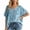 Light Blue, variant on LiuXxxx Women's Boho Tunic Top Loose Fit Flowing Sleeve Casual Top Pink S