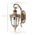 thumbnail image 3 of E26 Exterior Wall Lantern Outdoor Waterproof Wall Light Fixture Porch Patio Sconce Exterior Lighting Lantern Lamp Porch Lights Wall Light Fixtures Sconce, 3 of 13