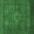 thumbnail image 1 of Ahgly Company Indoor Square Abstract Emerald Green Modern Area Rugs, 8' Square, 1 of 4