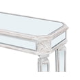 thumbnail image 6 of 48" Mirror Console Table Vintage Wood Grain Carving Process Gorgeous and Noble for Entryway, Sofa Table, Living Room, Oak+ Silver, 6 of 9