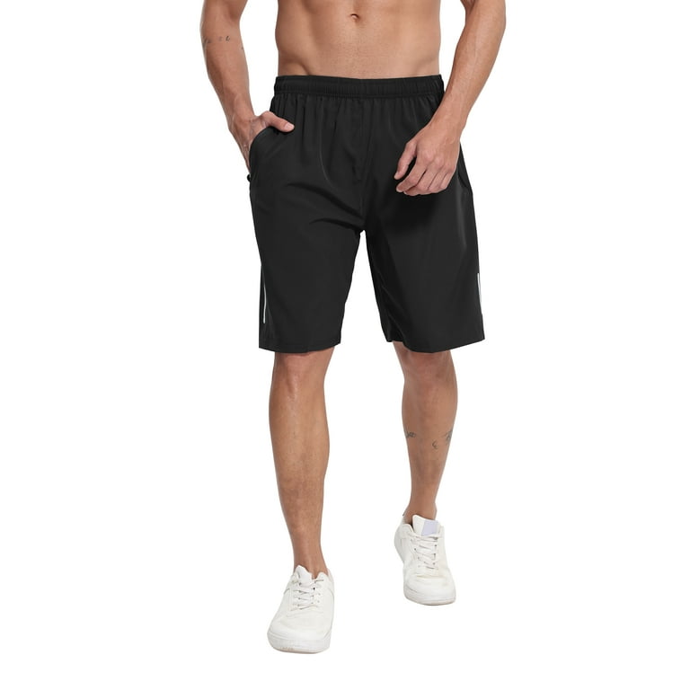 RPOVIG Men's Athletic Shorts, Quick Dry Moisture Wicking, Running, Basketball, Hiking