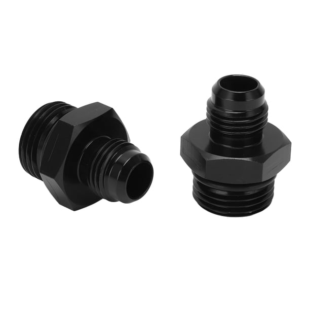 AN6 A ORB8, Accesorios Macho Para Riel De Combustible, Conector De Manguera De Línea De Combustible, Duradero, 2 Piezas, Resistente Al Desgaste Para Automóvil